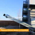 Máquina de remoção de estrume da gaiola de galinha transportadora para gaiola de frangos